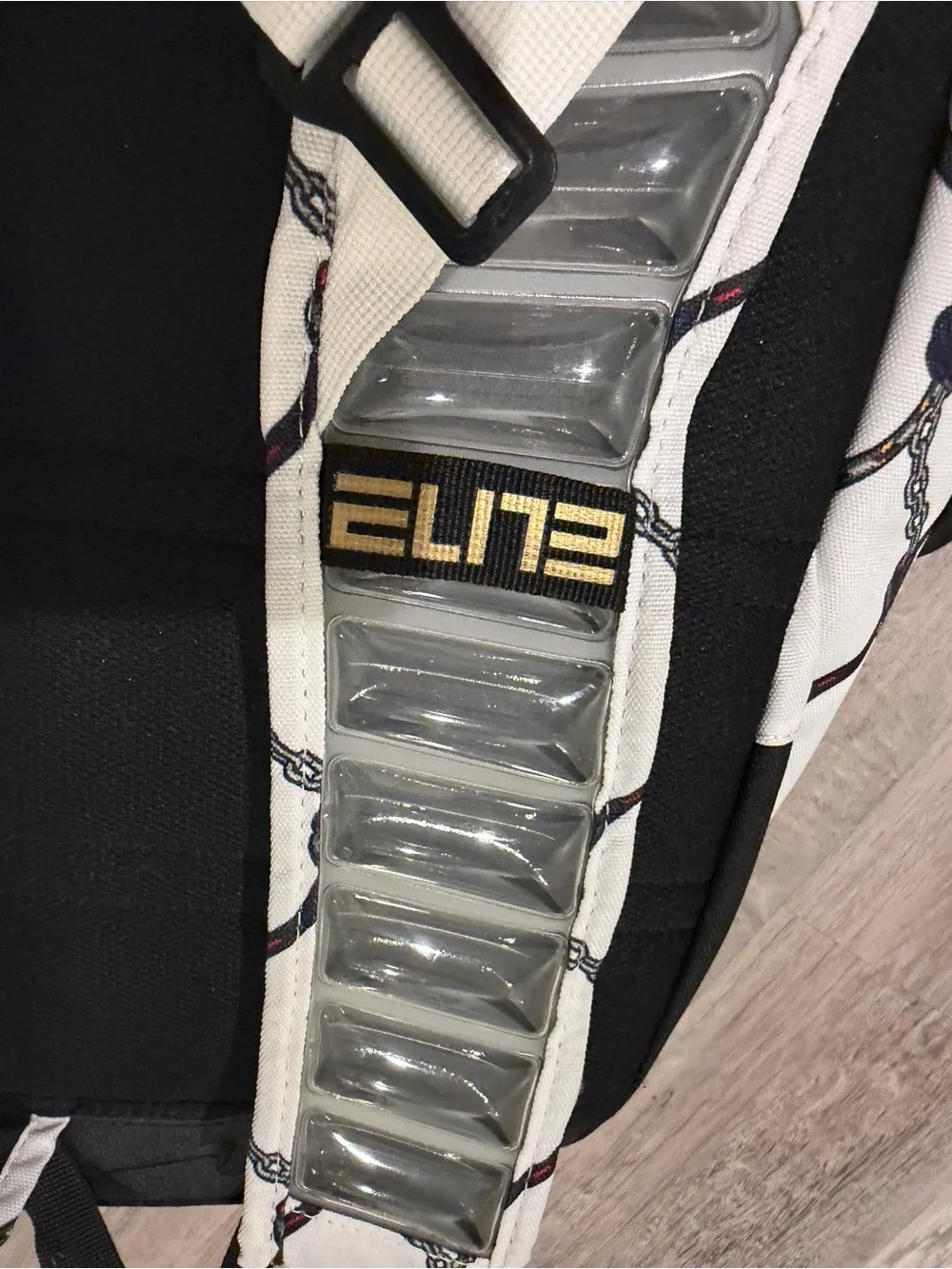 Nike Hoops Elite Pro Printed Backpack-White Chains
